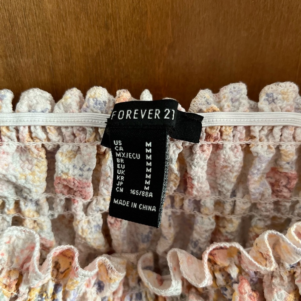 Forever 21 Floral Ruffled Blouse - Picture 2 of 7
